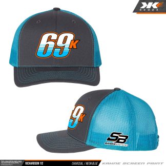 69K Snapback Charcoal/Blue